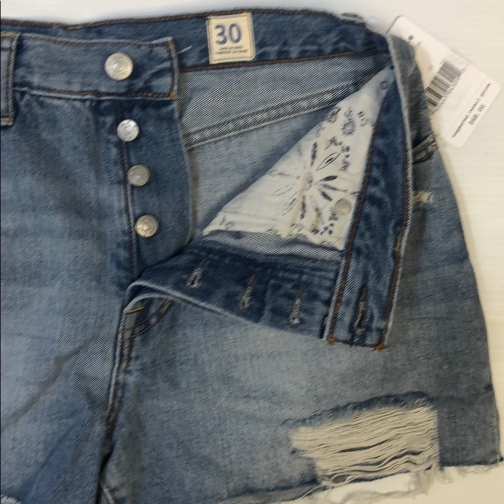 Free People Sofia Waves Denim Shorts size 30 - Picture 6 of 14